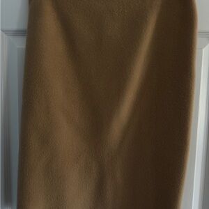 Tailored Camel Hair Women's Pencil Skirt
